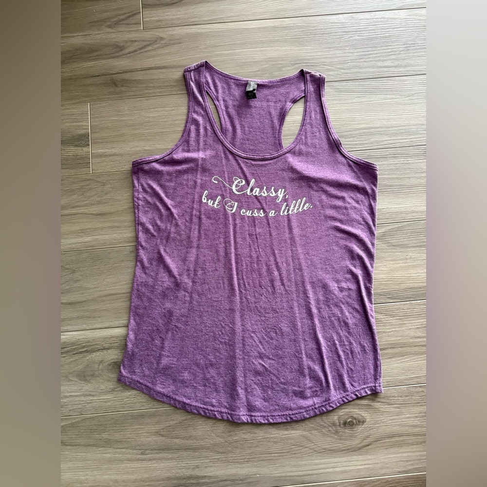 Women's purple Tank Top
